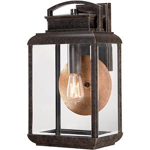 Byron 18 Inch Large Outdoor Wall Lantern Transitional Aluminum - 348267