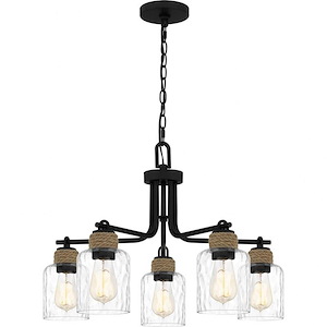 Baltic - 5 Light Chandelier In Transitional Style-17.75 Inches Tall and 25.5 Inches Wide - 1118817