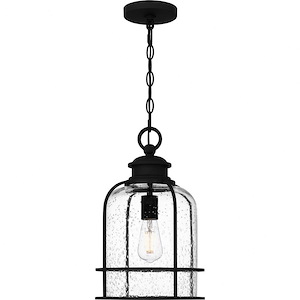 Bowles - 1 Light Outdoor Hanging Lantern In Industrial Style-16.25 Inches Tall and 10 Inches Wide - 1325526