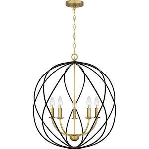 Bryn - 5 Light Pendant In Transitional Style-25.5 Inches Tall and 24 Inches Wide