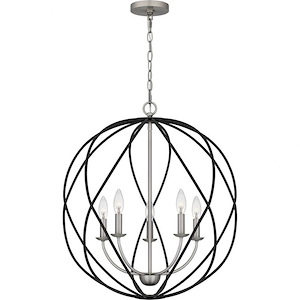 Bryn - 5 Light Pendant In Transitional Style-25.5 Inches Tall and 24 Inches Wide