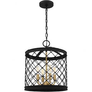 Calais - 4 Light Pendant In Farmhouse Style-17.5 Inches Tall and 14.75 Inches Wide