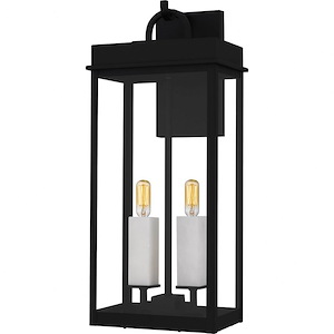 Carmen - 2 Light Outdoor Wall Lantern-22 Inch Tall and 9.5 Inch Wide - 1363522