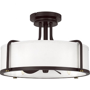 Calvary - 24W 4 LED Fandelier in Transitional style - 22.25 Inches wide by 14 Inches high