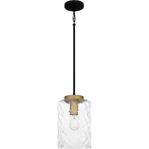 Carly - 1 Light Mini Pendant In Industrial Style-13.25 Inches Tall and 8 Inches Wide