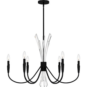 Cecily - 6 Light Chandelier-24.25 Inch Tall and 32 Inch Wide - 1363525