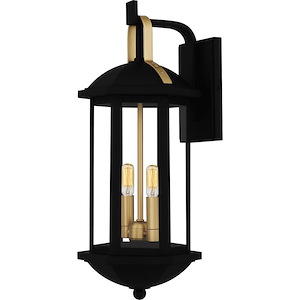 Crestfield - 2 Light Outdoor Wall Lantern-19.75 Inch Tall and 8.25 Inch Wide - 1363533