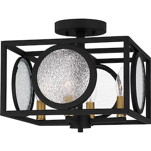 Chalamont - 4 Light Semi-Flush Mount In Contemporary Style-10.5 Inches Tall and 12 Inches Wide - 1118850