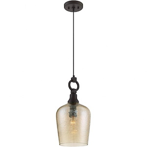 Kendrick - 1 Light Cord Hung Mini Pendant - 18.5 Inches Tall and 9.25 Inches Wide - 493251