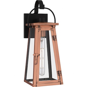 Carolina - 1 Light Outdoor Wall Lantern In Traditional Style-16.5 Inches Tall and 6 Inches Wide