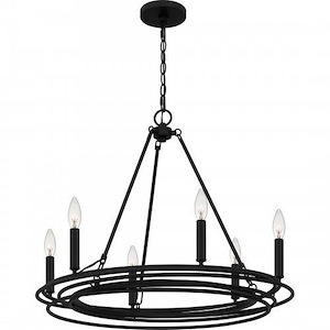 Calliope - 6 Light Chandelier In Traditional Style-21.5 Inches Tall and 26.5 Inches Wide
