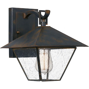 Corporal - 1 Light Medium Outdoor Wall Lantern in Transitional style - 8.5 Inches wide by 10 Inches high - 1025698