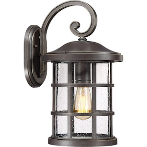 Crusade - 150W 1 Light Outdoor Large Wall Lantern - 17.75 Inches high made with Coastal Armour