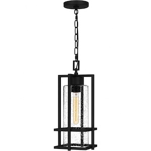 Damien - 1 Light Outdoor Hanging Lantern In Transitional Style-17.25 Inches Tall and 7.5 Inches Wide made with Coastal Armour