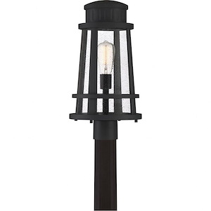 Dunham - 1 Light Outdoor Post Lantern - 19 Inches high made with Coastal Armour