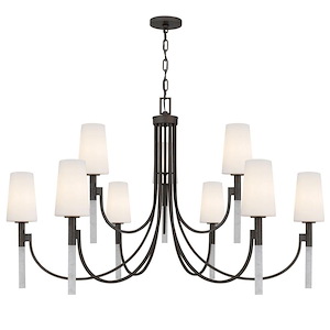 Eloura - 9 Light Chandelier-29 Inch Tall and 48 Inch Wide - 1393945
