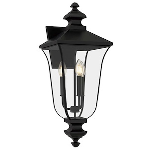 Farley - 15W 3 LED Outdoor Wall Lantern-25.25 Inch Tall and 10 Inch Wide - 1393955