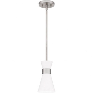 Fremont - 1 Light Mini Pendant In Modern Style-9.25 Inches Tall and 5.25 Inches Wide