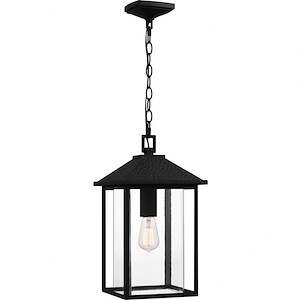 Fletcher - 1 Light Outdoor Hanging Lantern In Traditional Style-17.75 Inches Tall and 10 Inches Wide - 1283079