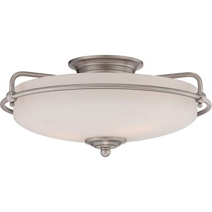 Griffin - 3 Light Semi-Flush Mount - 7 Inches high