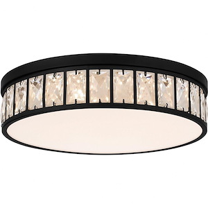 Gibson - 31W LED Flush Mount In Modern Style-3.5 Inches Tall and 14.75 Inches Wide