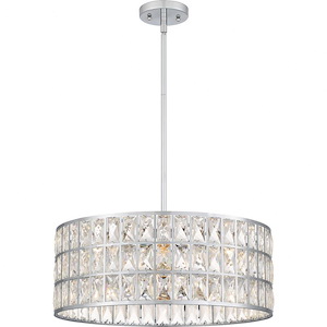 Gibson - 4 Light Pendant In Modern Style-8.75 Inches Tall and 20 Inches Wide