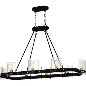 Gloucester - 8 Light Linear Chandelier-25 Inch Tall and 42 Inch Wide - 1363563