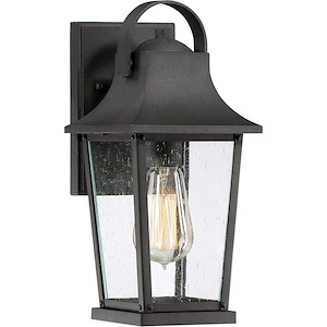 Galveston 12.5 Inch Outdoor Wall Lantern Transitional Aluminum Approved for Wet Locations - 12.5 Inches high - 688157