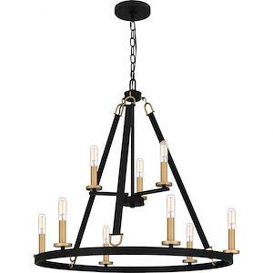 Graylyn - 9 Light Chandelier In Transitional Style-27 Inches Tall and 29 Inches Wide - 1118895