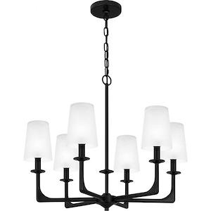 Hough - 6 Light Chandelier In Transitional Style-21 Inches Tall and 24 Inches Wide - 1118908