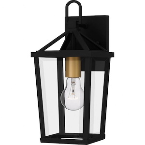 Hull - 1 Light Outdoor Wall Lantern In Traditional Style-13.25 Inches Tall and 6 Inches Wide