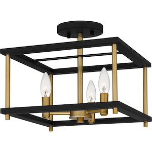 Kynwyd - 3 Light Semi-Flush Mount In Contemporary Style-11 Inches Tall and 13 Inches Wide - 1118921