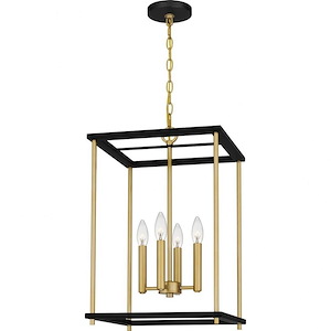 Kynwyd - 4 Light Pendant In Contemporary Style-22 Inches Tall and 14 Inches Wide