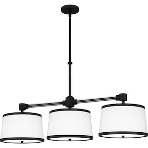 Kylen - 3 Light Linear Chandelier In Traditional Style-22.5 Inches Tall and 42 Inches Wide - 1305629