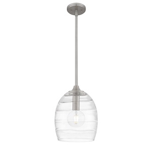 Lucy - 1 Light Mini Pendant-13.5 Inch Tall and 10 Inch Wide - 1393990