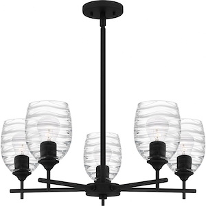 Lucy - 5 Light Chandelier-9.25 Inches Tall and 25 Inches Wide - 1325552