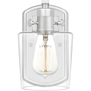 Ledger - 1 Light Small Wall Sconce in Transitional style - 4.75 Inches wide by 8 Inches high - 1025736