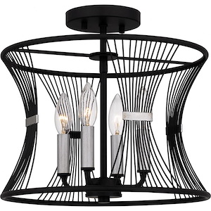 Leiland - 4 Light Semi-Flush Mount-13 Inches Tall and 14 Inches Wide - 1305630