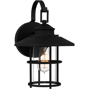 Lombard - 1 Light Outdoor Wall Lantern In Transitional Style-14 Inches Tall and 9.5 Inches Wide made with Coastal Armour - 1097635