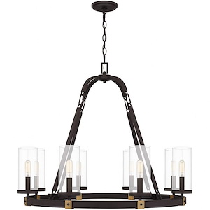 Lisbon - 8 Light Chandelier In Traditional Style-26.25 Inches Tall and 32.5 Inches Wide