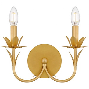 Maria - 2 Light Wall Sconce In Modern Style-11.25 Inches Tall and 12 Inches Wide - 1325757