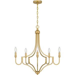 Mabel - 5 Light Chandelier In Transitional Style-28.5 Inches Tall and 26.25 Inches Wide