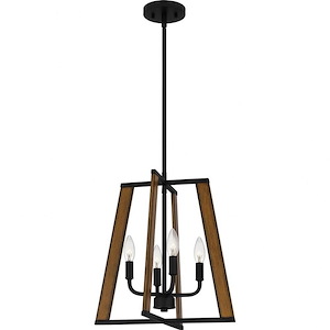 Mayline - 4 Light Pendant In Transitional Style-17 Inches Tall and 16 Inches Wide