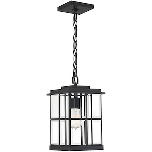 Mulligan - 1 Light Outdoor Hanging Lantern - 13.75 Inches high