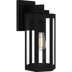 Mesnick - 1 Light Outdoor Wall Lantern In Traditional Style-14.5 Inches Tall and 5.75 Inches Wide