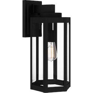 Mesnick - 1 Light Outdoor Wall Lantern In Traditional Style-17.25 Inches Tall and 7 Inches Wide