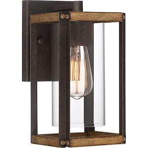Marion Square 10.5 Inch Outdoor Wall Lantern Transitional Steel - 10.5 Inches high