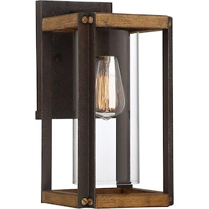 Marion Square 13.25 Inch Outdoor Wall Lantern Transitional Steel - 13.25 Inches high