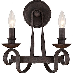 Noble - 2 Light Wall Sconce - 13.75 Inches high - 464357