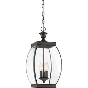 Oasis - 3 Light Mini Pendant In Transitional Style-20.5 Inches Tall and 9 Inches Wide